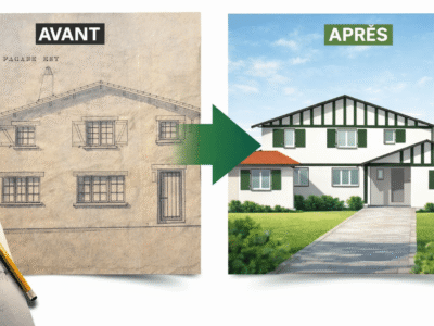 photos livraison Maisons basque anglet terrain BAB Mathieu Labenne coach construction rénovation landes pays basque architecte maitre d'oeuvre plans courtier - coachconstruction